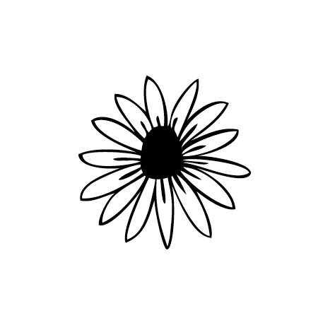 Motivstempel Sonnenhut / Echinacea