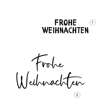 Stempel Frohe Weihnachten